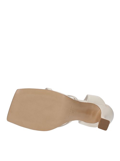 Nappa leather sandals GISEL MOIRE | BANGKOKBEIGE